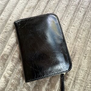 HOBO black leather wallet